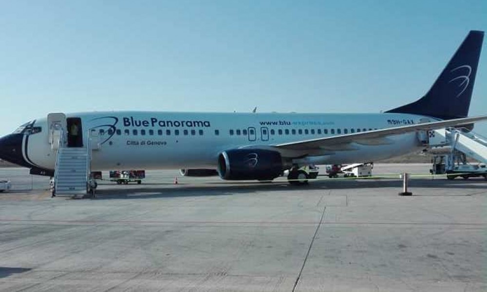 Volo in ritardo Blue Panorama