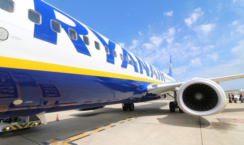 volo Brindisi Fiumicino della Ryanair volo Brindisi Fiumicino della Ryanair