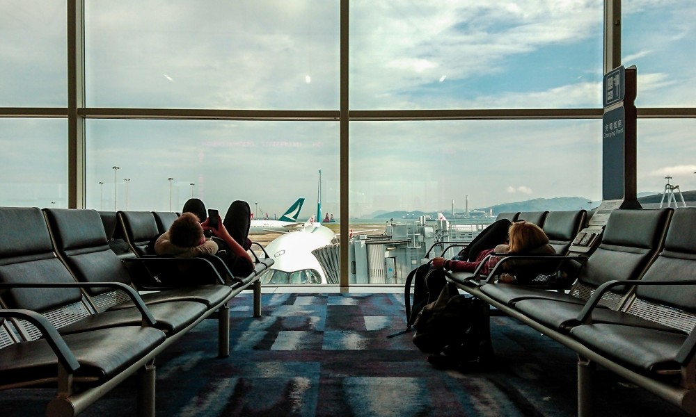 Ritardo aereo Blue Panorama
