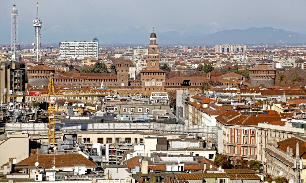 Milano dall'alto Milano dall'alto
