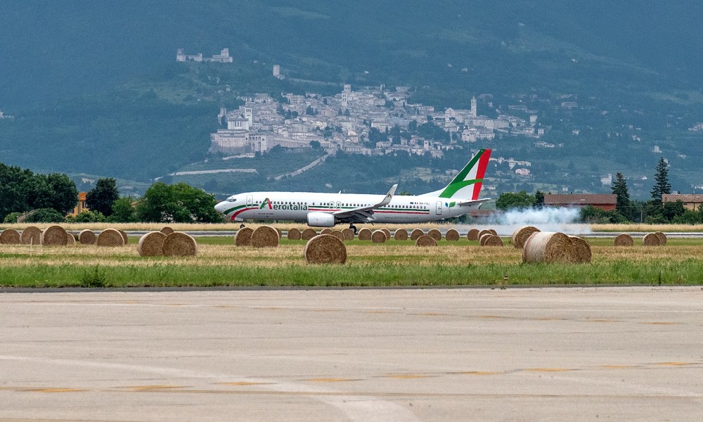volo in ritardo aeroitalia bergamo roma