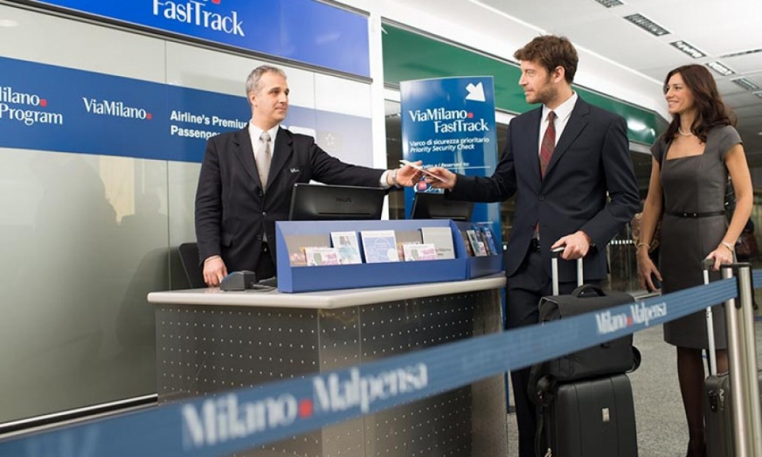 Nuova linea Fast Track a Malpensa