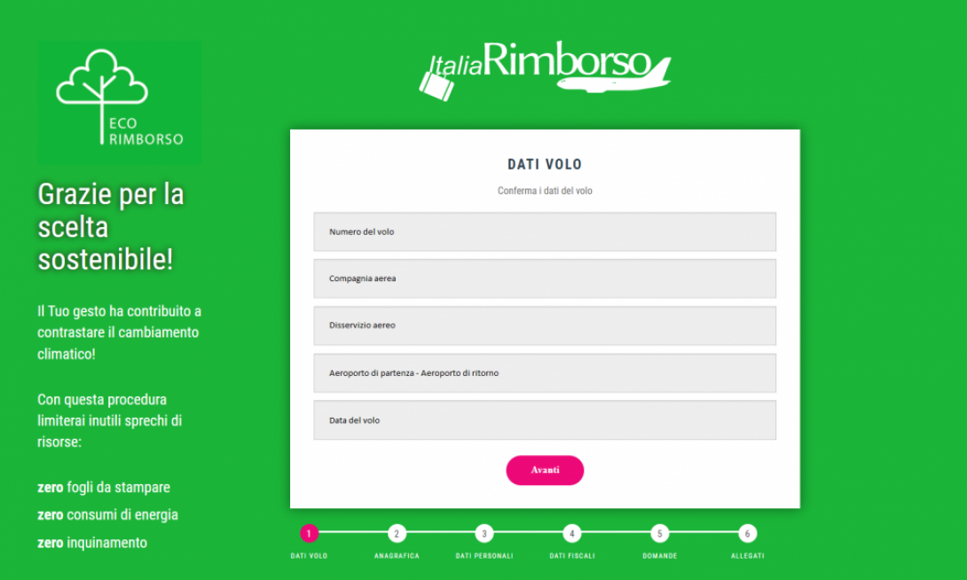 come avviare un reclamo aereo online